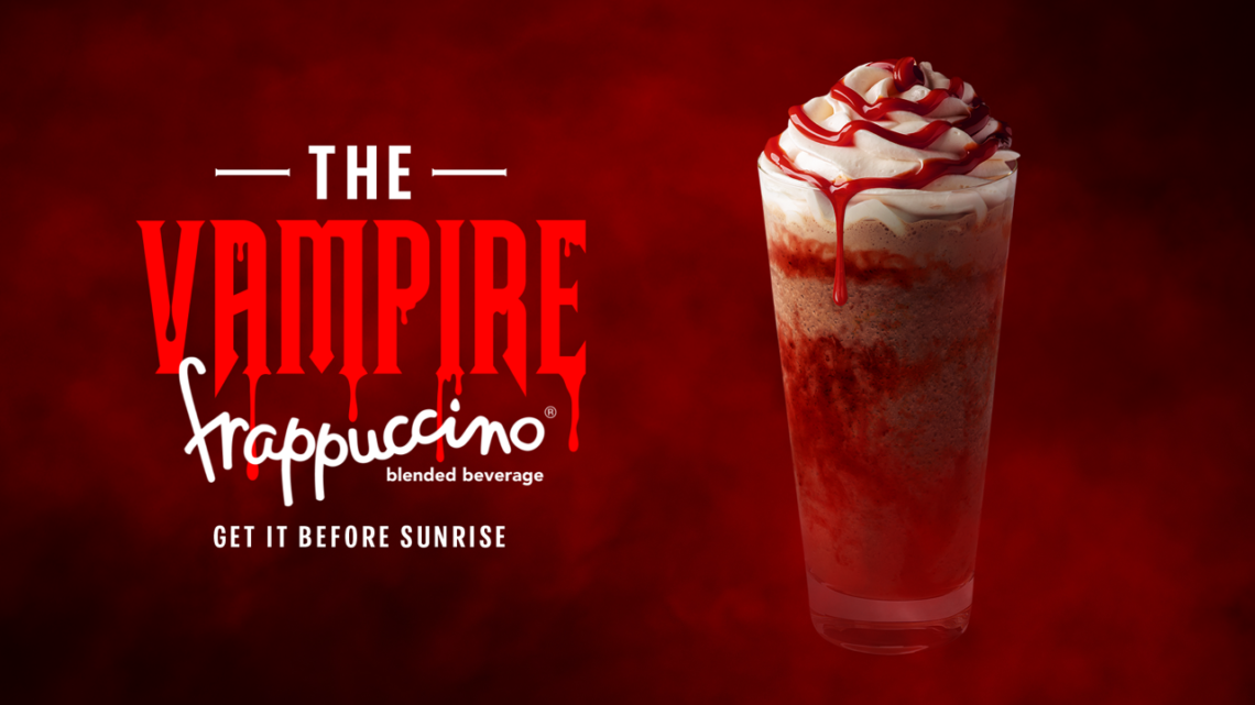 Halloween ve Starbucks ovládne limitované Vampire Frappuccino Halloween ve Starbucks ovládne limitované Vampire Frappuccino