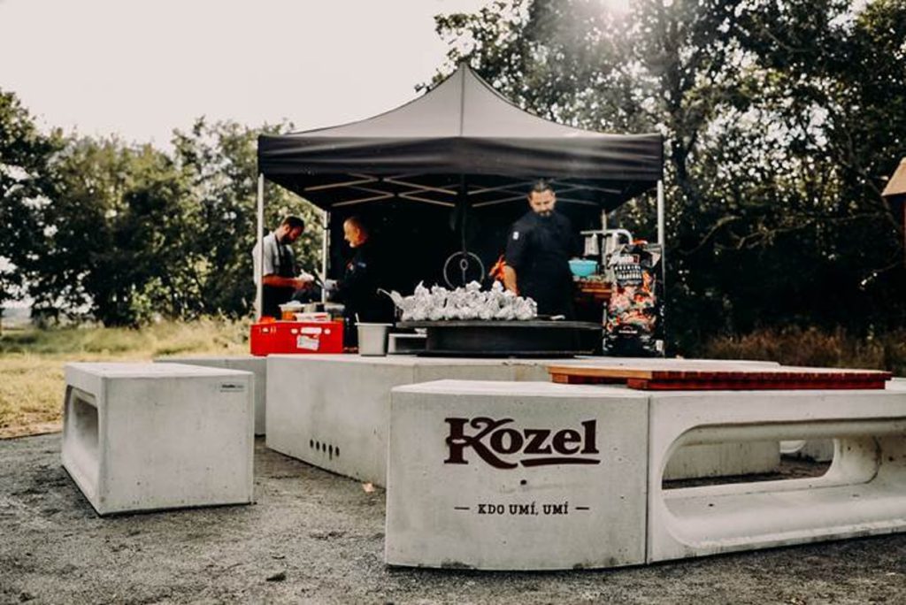 Kozel buduje po celé České republice unikátní grilovací místa